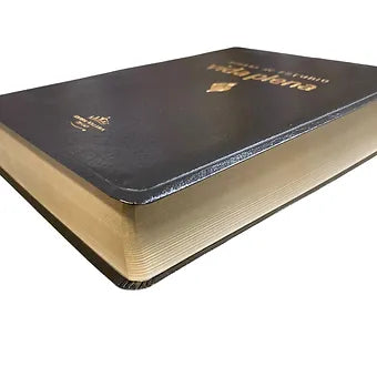 Biblia De Estudio  Vida Plena RVR 1960, Imitación Piel Negro