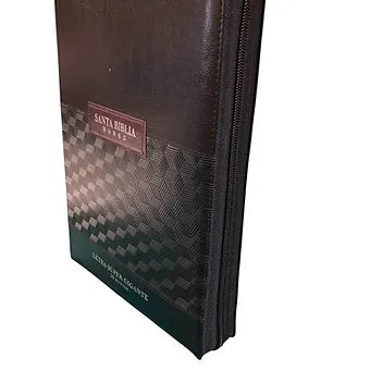Biblia Letra Super Gogante 19 Puntos,Cierre,RVR 1960 | Imitacion Piel Negro indx
