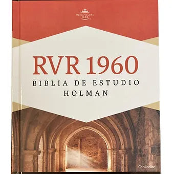 Biblia de Estudio Holman, RVR 1960, Tapa Dura Con Indice