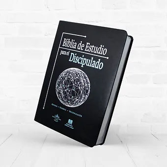 Biblia de Estudio Para Discipulado RVR 1960,  Imitacion Piel Negro