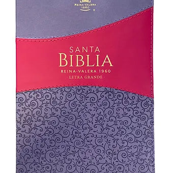 Biblia Tamano Manual Letra Grande 12 Pts, Zipper | Imitacion Piel Con Indice