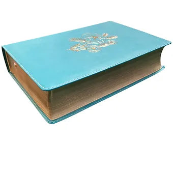 Biblia devocional Mujer Verdadera - Letra Grande, NBLA -  Imitacion Piel Aqua