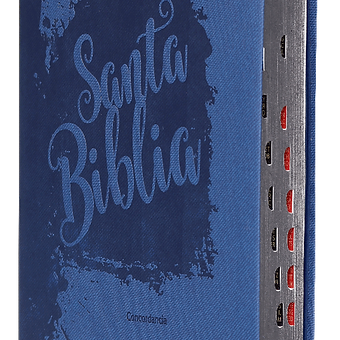 Biblia Letra Grande Tamano Manual 12 Pts. Juvenil Con Indice RVR 1960  |  Imitac