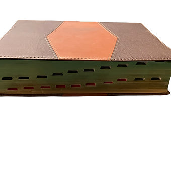 Biblia de estudio Holman RVR 1960, Símil Piel Chocolate-Terracota con índice