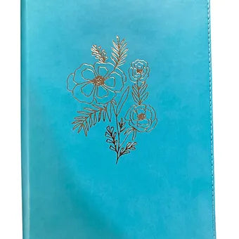 Biblia devocional Mujer Verdadera - Letra Grande, NBLA -  Imitacion Piel Aqua