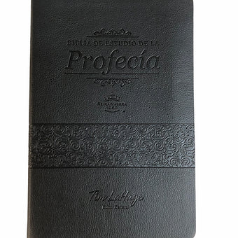 Biblia De Estudio De La Profecia RVR 1960,  Imitacion Piel Negro con indice