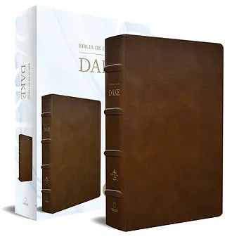 Biblia de estudio Dake, RVR 1960, Piel Marron