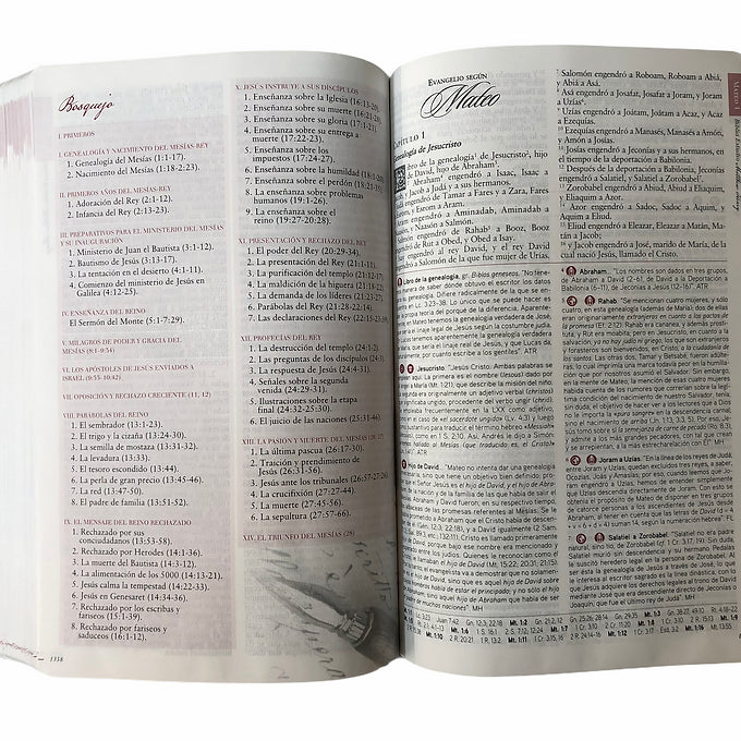 Biblia de Estudio Matthew Henry, Piel Fabricada Negro