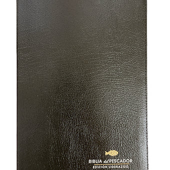 Biblia del Pescador: Edición liderazgo, RVR 1960 Símil Piel Negro