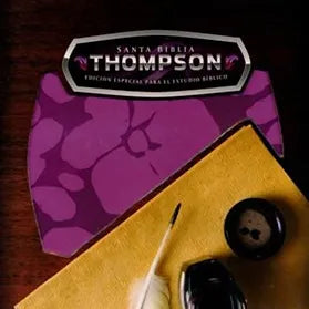 Biblia De Estudio Thompson Edición Estudiante, RVR 1960, Piel Italiana Orquídea