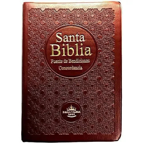 Biblia Compacts RVR 1960, Fuentes de Bendicion, Tapa de Vinil Marron