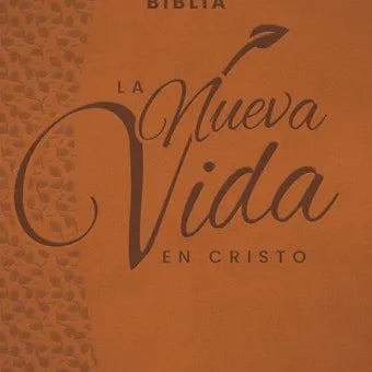 Biblia Nueva Vida En Cristo NVI- Simil Piel Marron