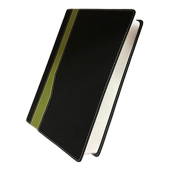 Biblia G3 De Crecimiento Juvenil NVI, Piel Italiana Negro / Verde