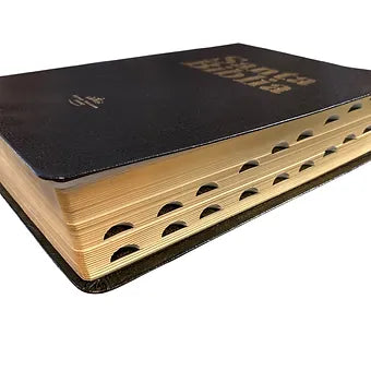 Biblia Letra Gigante RVR 1960, Imitacion Piel Negro Con index