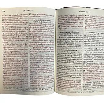 Biblia Letra Grande Tamano Manual RV1960, Imitacion Piel Vino Con Indice