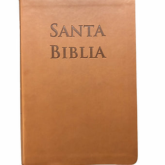 Biblia Valera Purificada 1602, Imitación Piel Café Claro