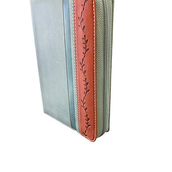 Biblia de promesas compacta RVR 1960, Piel Especial Vintage con Índice