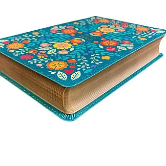Biblia Letra Grande Tamano Manual 12 Puntos RVR 1960 | Simil Piel Floreada