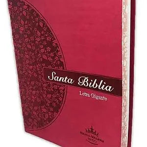Biblia Letra Gigante RVR 1960, Imitación Piel Rosa