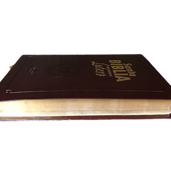 Biblia Con Reflexiones De Lutero RVR 1960, Piel Marrón