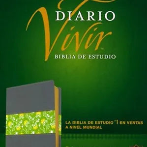 Biblia De Estudio Diario Vivir NTV, SentiPiel Gris / Verde