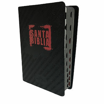 Biblia Tamaño Compacta RVR 1960, Imitación Piel Negro Con Índice