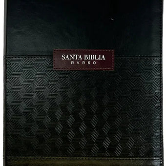 Biblia Letra Super Gogante 19 Puntos,Cierre,RVR 1960 | Imitacion Piel Negro indx
