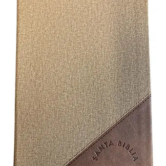 Biblia Letra Grande Tamano Manual 12 Puntos RVR 1960 | Simil Piel Cafe Con Indic