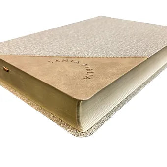 Biblia Tamano Manual Letra Grande 12 Puntos RVR 1960 | Simil Piel Gris-Marron