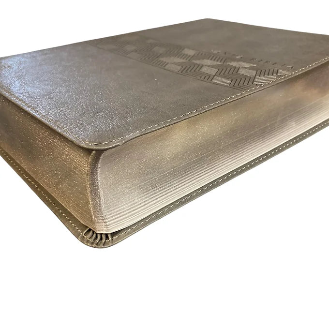 Biblia NTV, Edicion Manual, Letra Gigante | Sentipiel Gris
