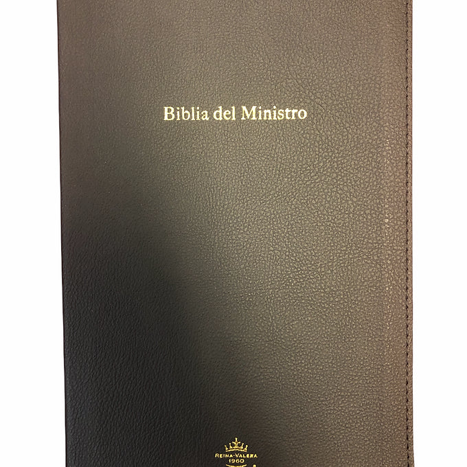 Biblia Del Ministro RVR 1960, Imitación Piel Negro