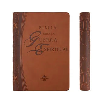 Biblia Para La Guerra Espiritual RVR 1960, Imitacion Piel Marron