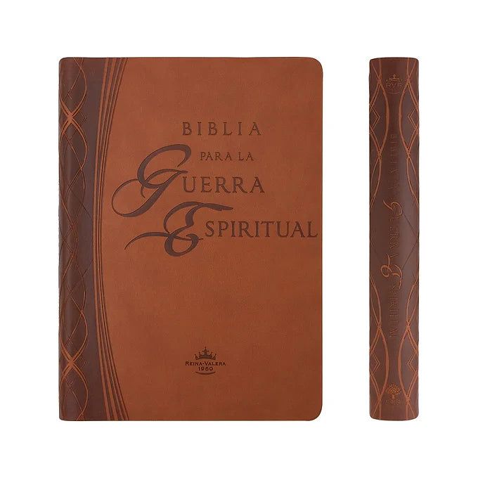 Biblia Para La Guerra Espiritual RVR 1960, Imitacion Piel Marron