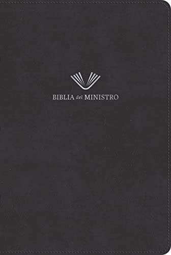 Biblia del ministro, RVR60 Edicion ampliada, Piel Fabricada Negro