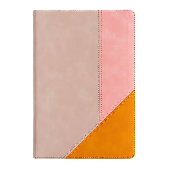 Biblia de Estudio Arcoíris, RVR60, Simil Piel Rosa Cuarzo con indice