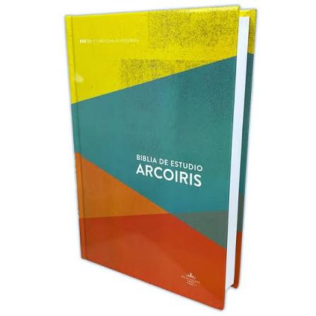 Biblia De Estudio Arco Iris RVR 1960, Tapa Dura Multicolor