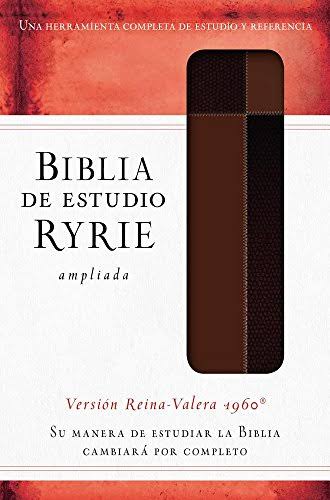 Biblia de Estudio Ryrie Ampliada RVR 1960 — Imitación Marrón Dos Tonos con Índice