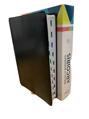 Biblia De Estudio Arco Iris Negro,  Imitació Piel Negro, Índice