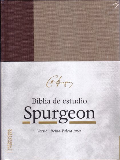 Biblia De Estudio Spurgeon RVR 1960, Tapa Dura